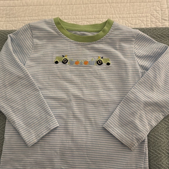 Itsy Bitsy Other - Itsy Bitsy 2T Pumpkin Tractor Long Sleeve Tee EUC